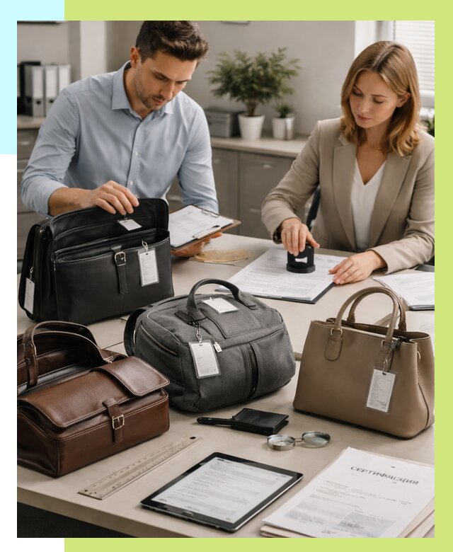 Сертификация сумок в Чите от 7763 руб. | Алешин-Чта