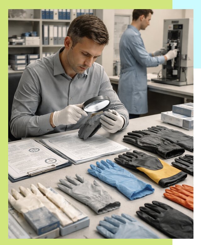 Сертификация перчаток и средств защиты продукции в Чите