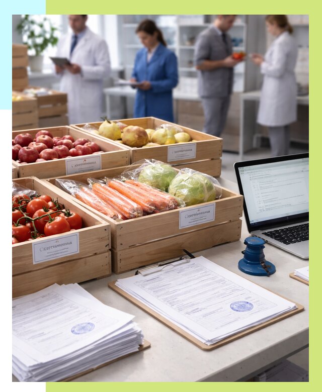 Сертификация овощей и фруктов в Чите от 8798 р. | Алешин-Чта