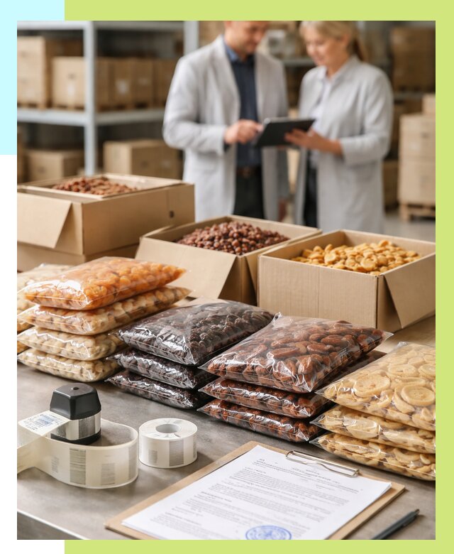 Сертификация сухофруктов в Чите от 12420 р. | Алешин-Чта под ключ