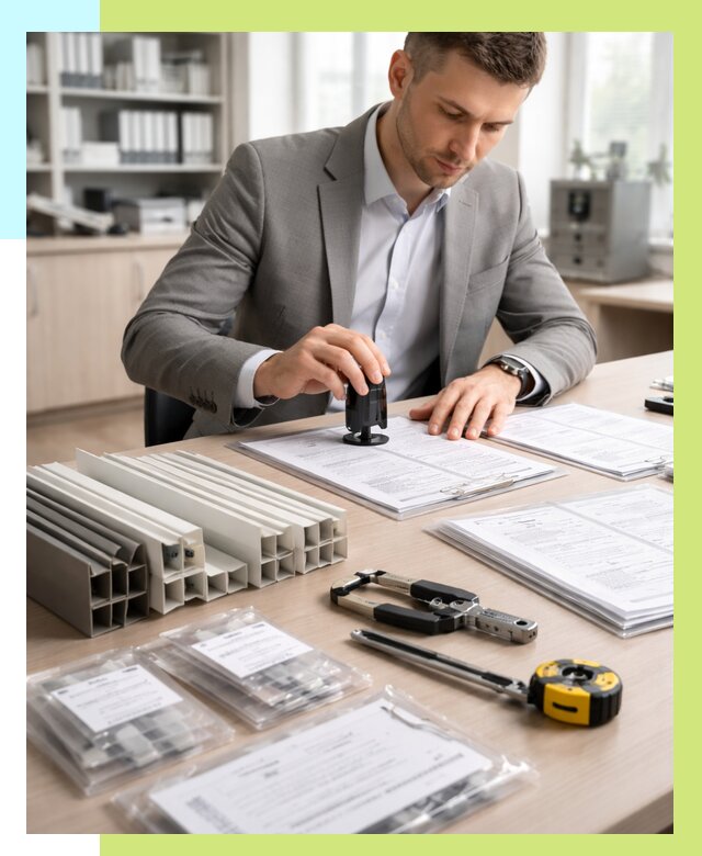 Сертификация ПВХ продукции в Чите от 8798 р., Алешин-Чта