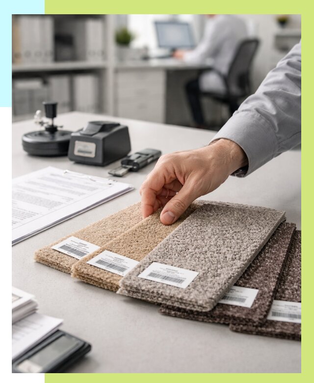 Сертификация ковролина в Чите от 15525 р., Алешин-Чта