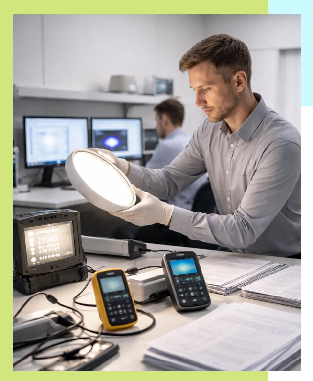 Сертификация светильников в Чите: испытания и оформление