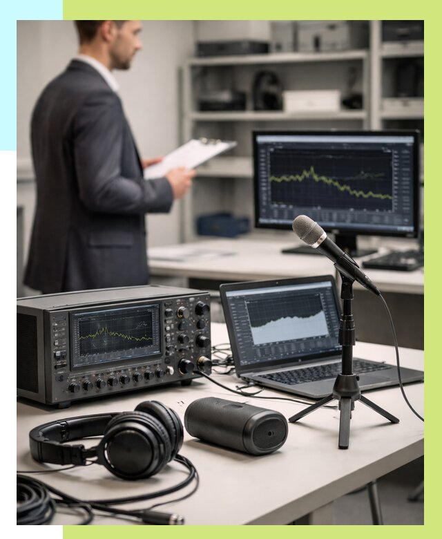 Сертификация аудиотехники в Чите от 15525 р., Алешин-Чта