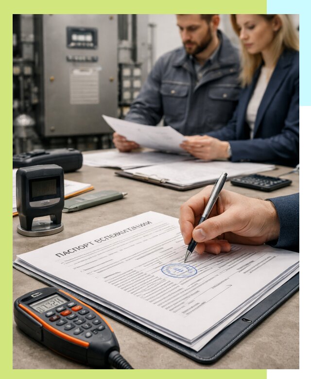 Оформление паспорта эксплуатации оборудования в Чите