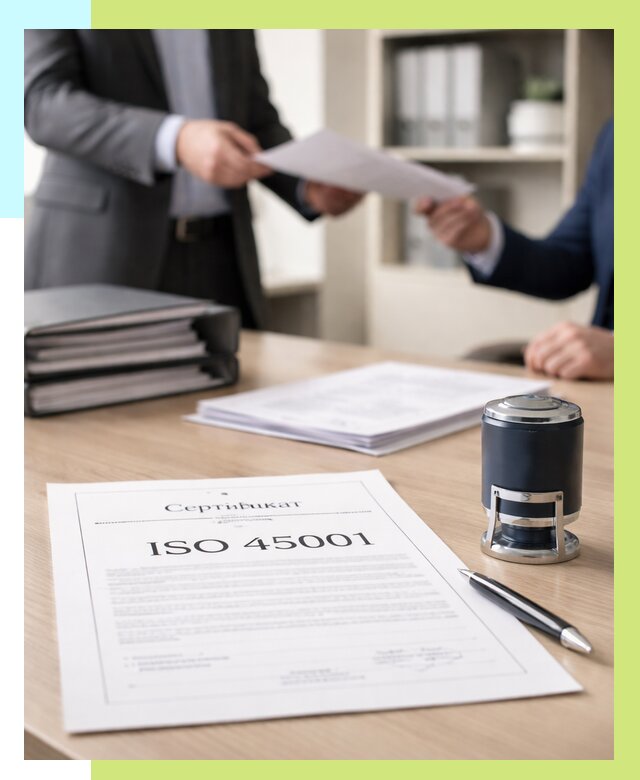 Сертификат ISO 45001 в Чите под ключ от 46575 р. | Алешин-Чта