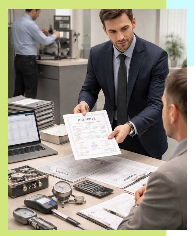 Выдача сертификата ISO 10012 по требованиям метрологии в Чите